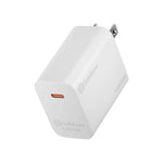 SOLOHOUR - Cargador Rápido GaN 30W Blanco con Cable Type-C a Type-C