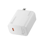 SOLOHOUR - Cargador Rápido GaN 30W Blanco con Cable Type-C a Type-C