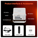 MAGCUBIC - Proyector HY450 Max Blanco Full HD 1080P 1100 ANSI