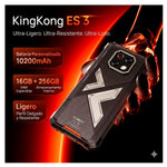CUBOT - Smartphone KingKong ES 3 Negro 128GB 12GB RAM Resistente