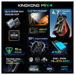 CUBOT - Smartphone KingKong Mini 4 Verde 128GB 6GB RAM 4.5"