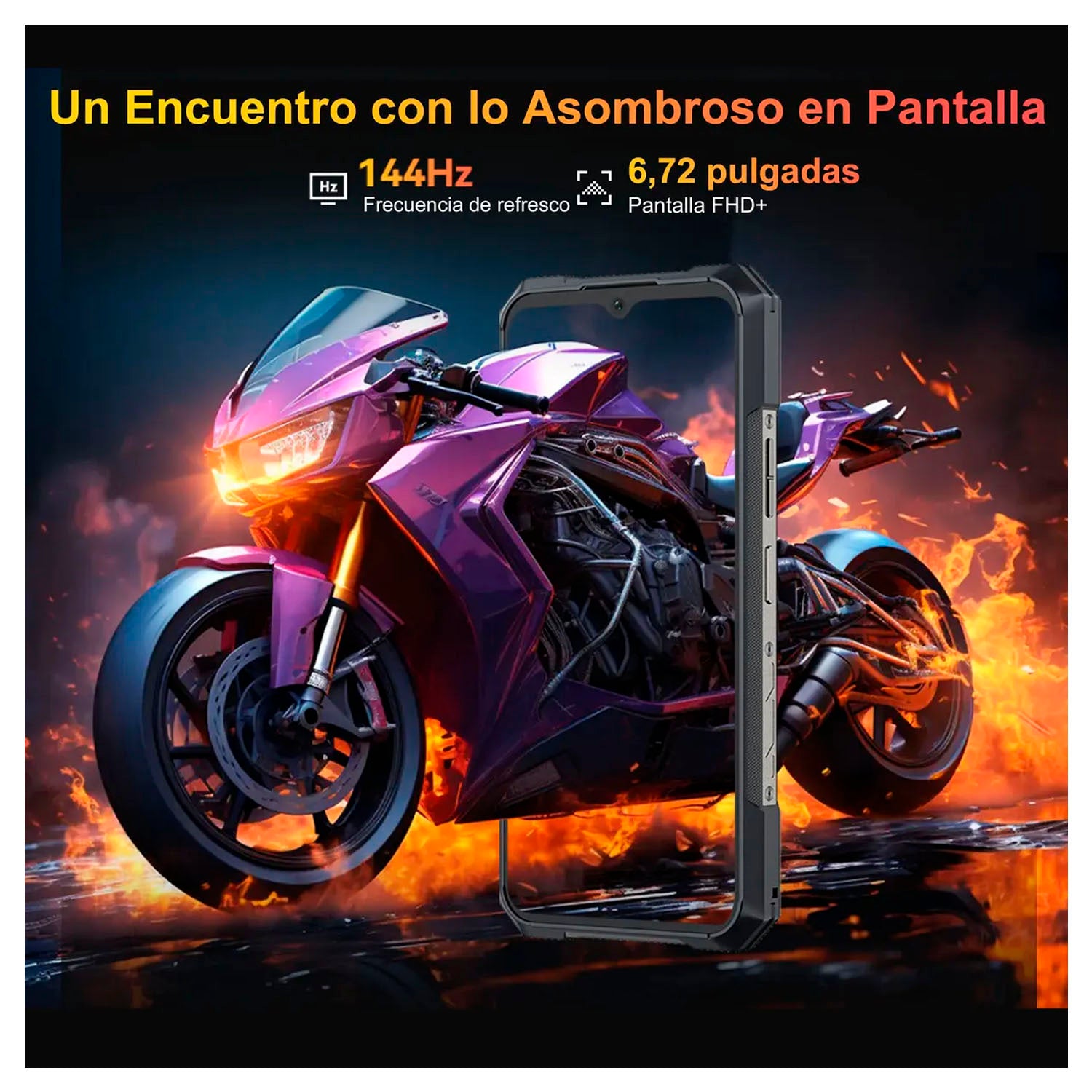 CUBOT - Smartphone KingKong X Pro Negro 256GB 12GB RAM 5G 6.72"