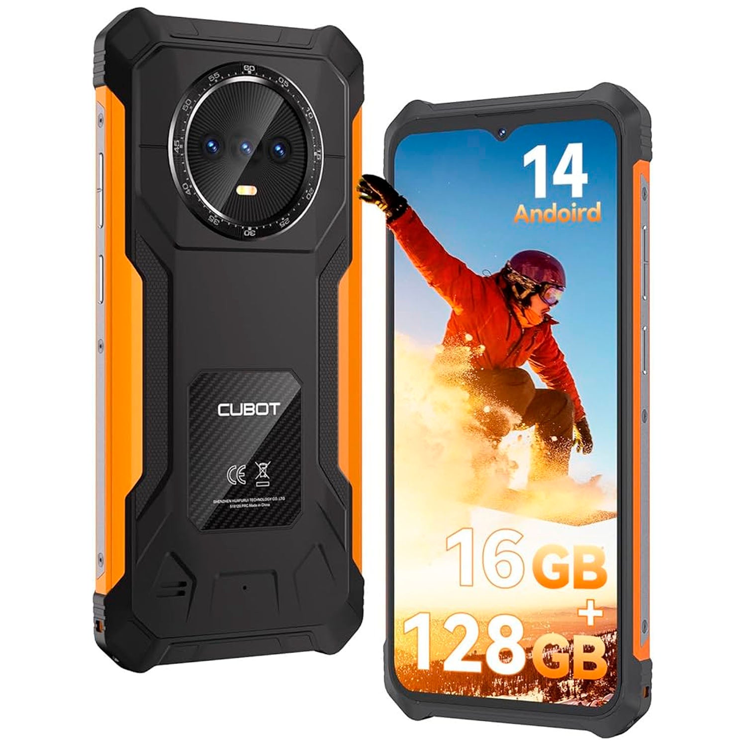 CUBOT - Smartphone KingKong ES Negro 128GB 6GB RAM 6.56"