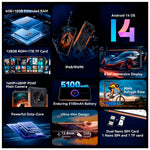 CUBOT - Smartphone KingKong ES Negro 128GB 6GB RAM 6.56"