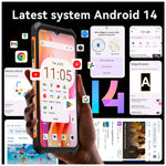 CUBOT - Smartphone KingKong ES Negro 128GB 6GB RAM 6.56"