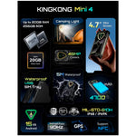 CUBOT - Smartphone KingKong Mini 4 Negro 128GB 6GB RAM 4.5"