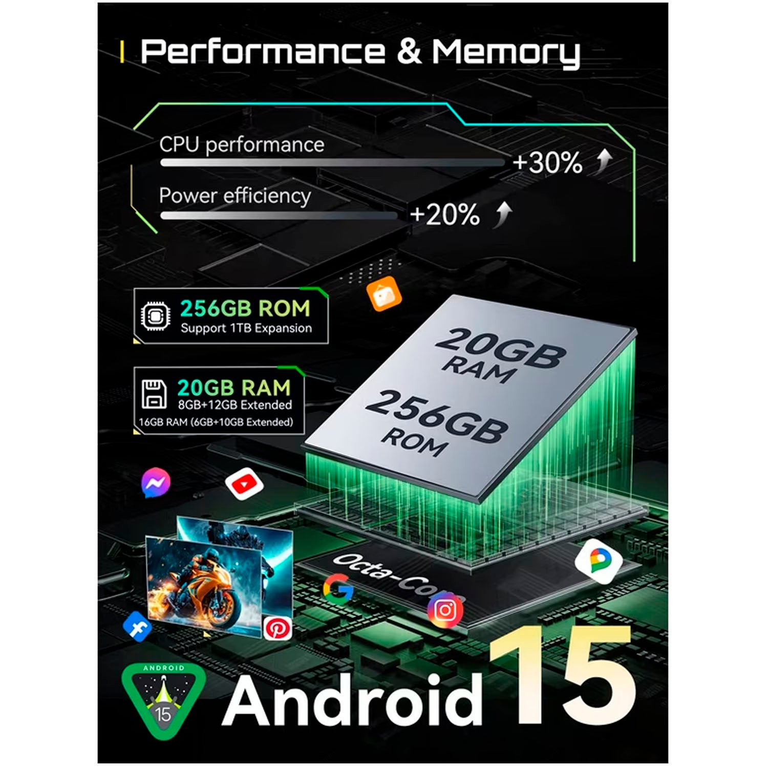 CUBOT - Smartphone KingKong Mini 4 Negro 128GB 6GB RAM 4.5"