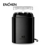 ENCHEN - Afeitadora Eléctrica Portátil K8 Negro USB-C