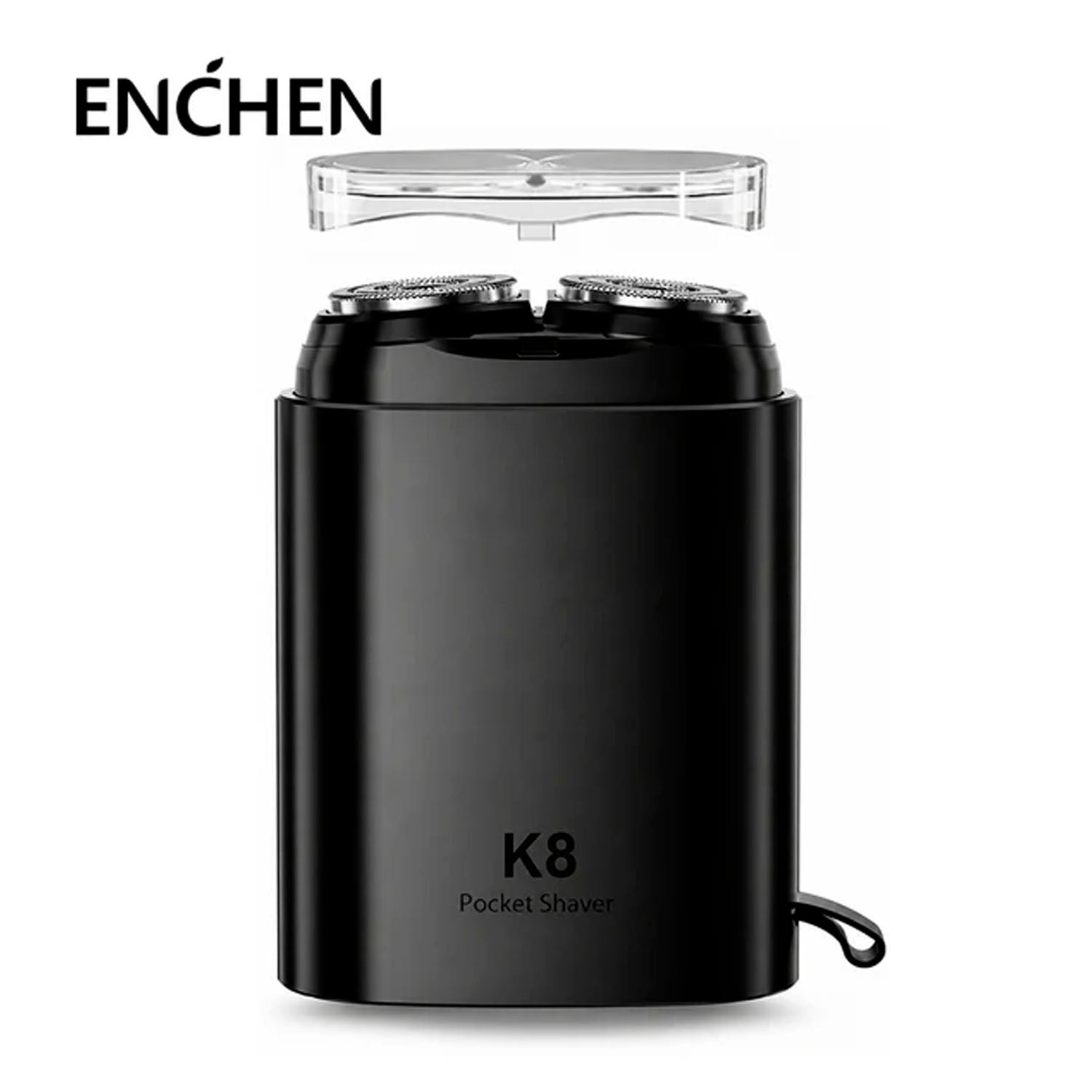 ENCHEN - Afeitadora Eléctrica Portátil K8 Negro USB-C