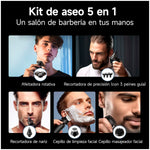 ENCHEN - Rasuradora Multifuncional X8S-C Negro 5 en 1 USB-C