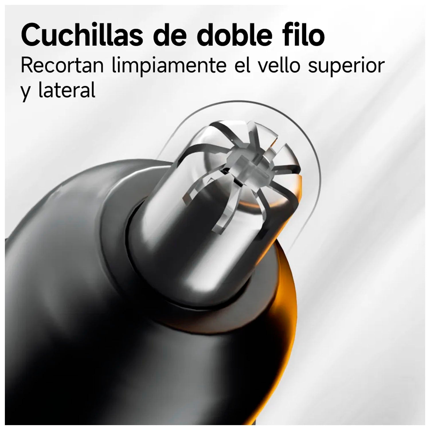 ENCHEN - Rasuradora de Vello Nasal EN005 Negro Portátil