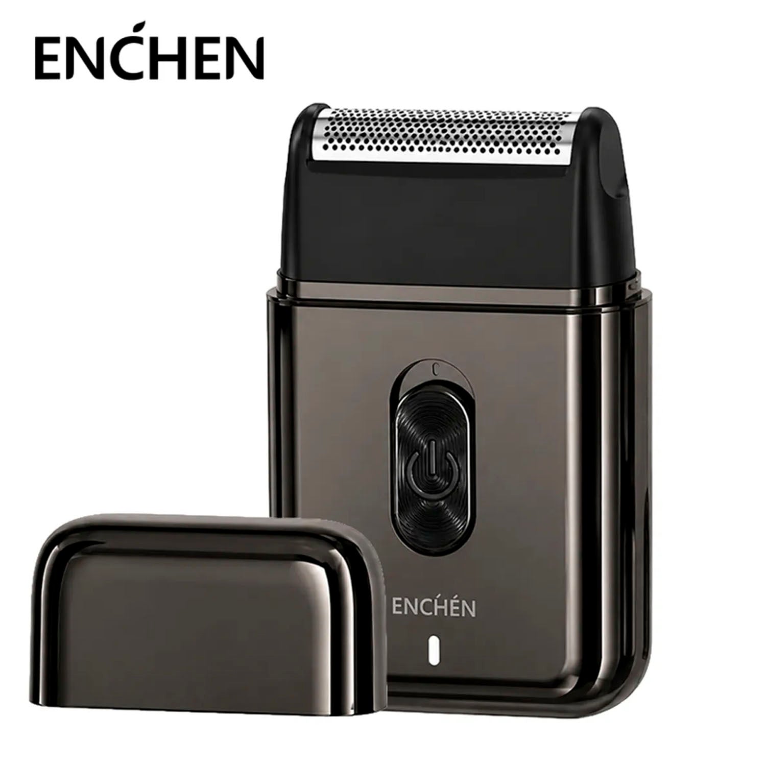 ENCHEN - Mini Afeitadora Eléctrica MS003 Negro Portátil USB-C