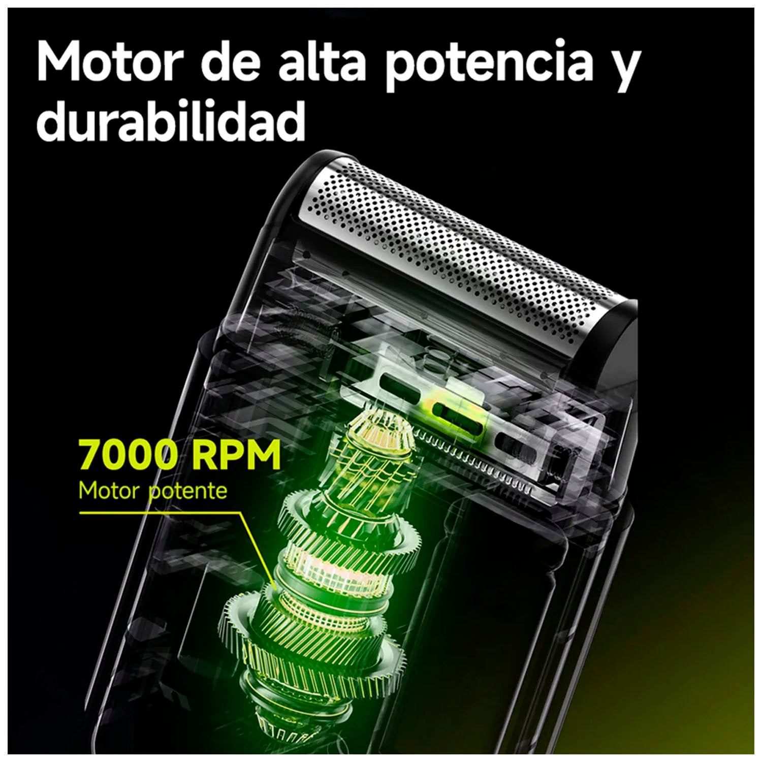 ENCHEN - Mini Afeitadora Eléctrica MS003 Negro Portátil USB-C
