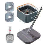 Bomidi - Trapeador Giratorio M20 Gris 3 en 1 Doble Compartimento