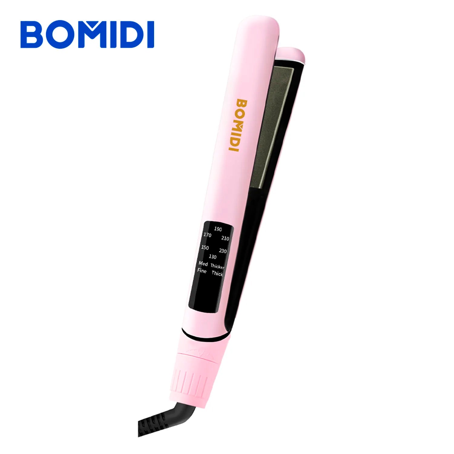 Bomidi - Plancha de Cabello HS2 Rosa Calentamiento Ultrarrápido