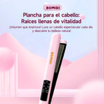 Bomidi - Plancha de Cabello HS2 Rosa Calentamiento Ultrarrápido