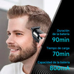Bomidi - Cortadora de Cabello L2 Negro Cuchillas de Alta Precisión
