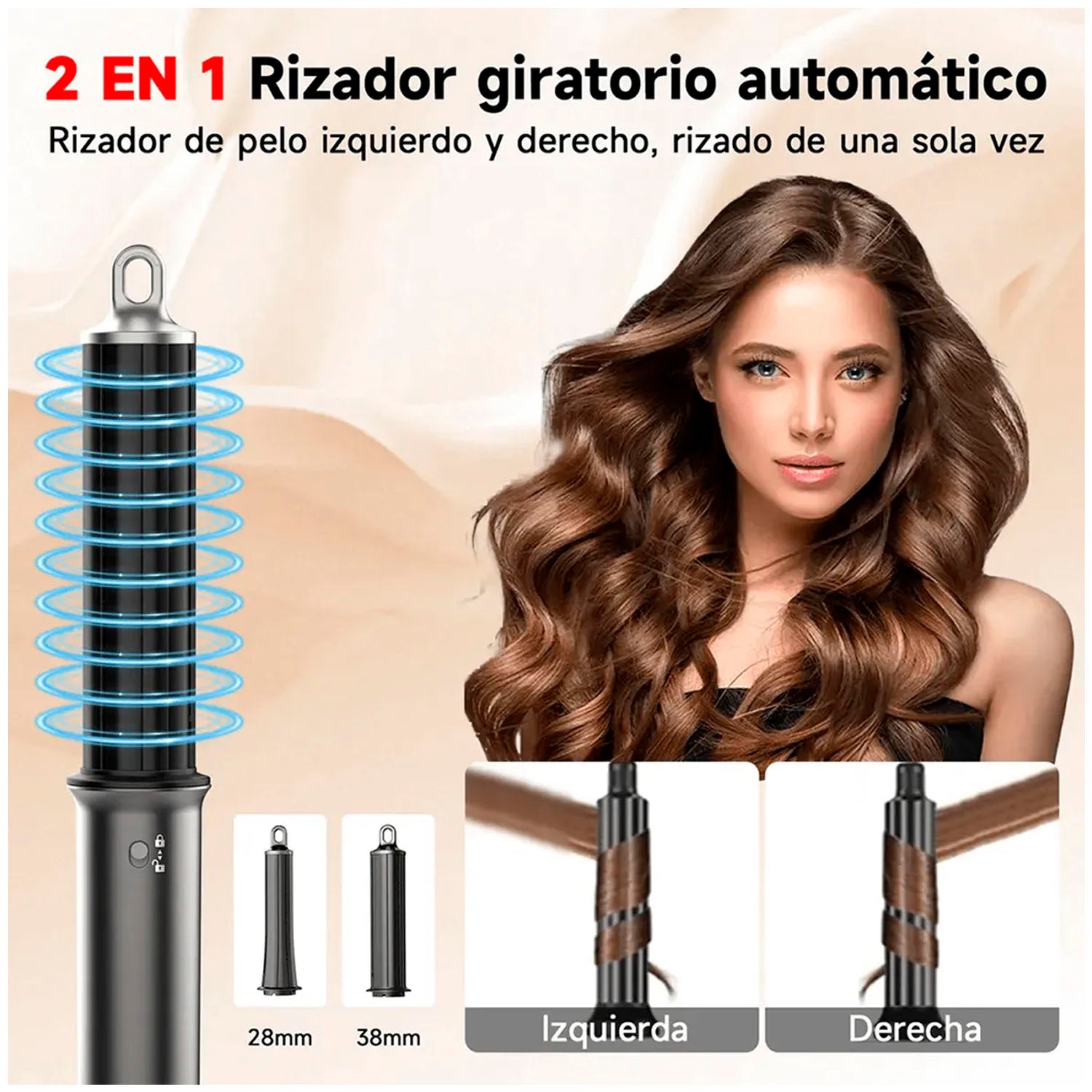 BOMIDI - Secadora de Cabello Profesional HD07 Plata 7 en 1