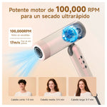 BOMIDI - Secadora de Cabello Profesional HD08 Plegable Azul Multivoltaje