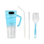 BOMIDI - Licuadora Portátil JB01 Celeste 380ml Recargable USB