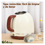 BOMIDI - Hervidor Eléctrico Retro YD-1831 Beige 1.7L 1500W