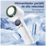 BOMIDI - Mini Ventilador MF01 Blanco Portátil Recargable USB-C