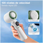 BOMIDI - Mini Ventilador MF01 Blanco Portátil Recargable USB-C