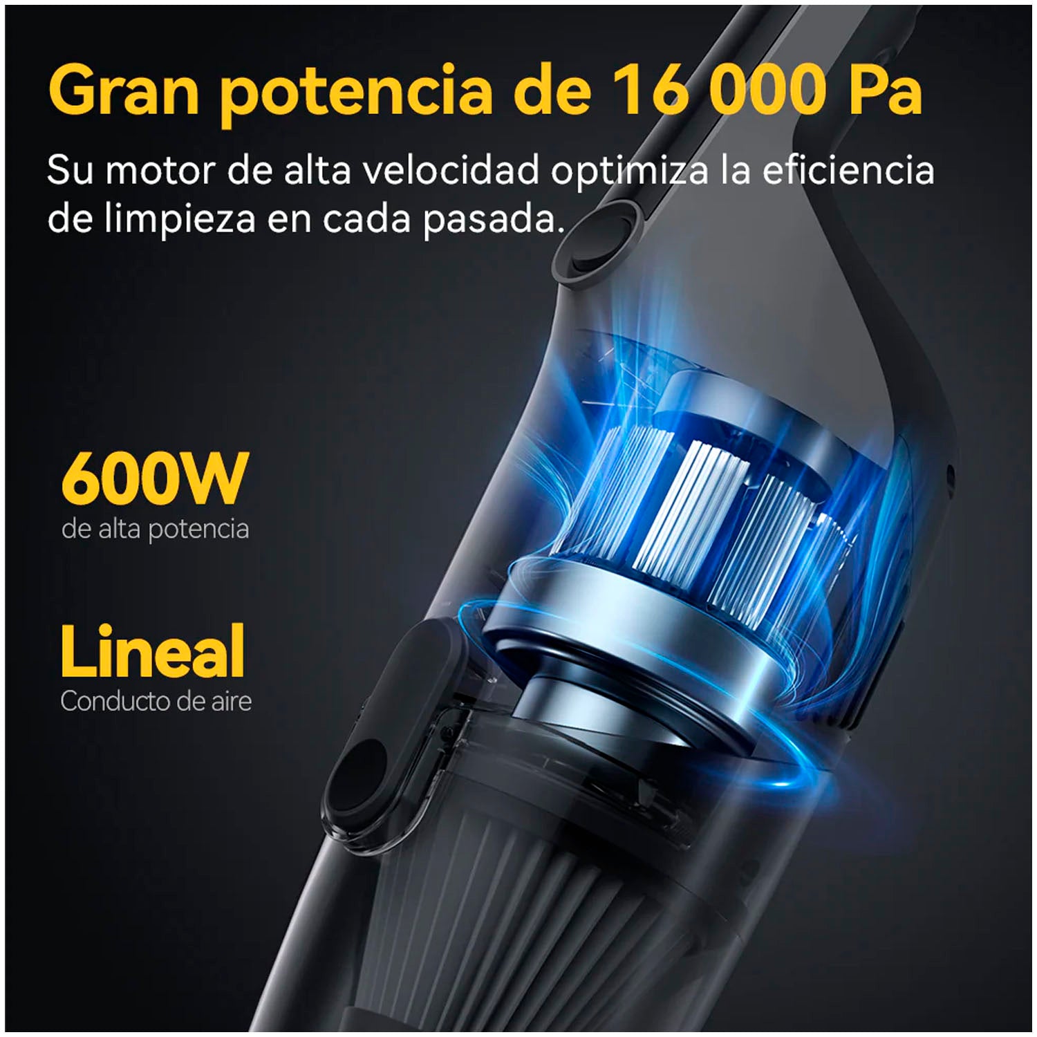 DEERMA - Aspiradora DX120C Blanca 2 en 1 600W