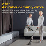 DEERMA - Aspiradora DX120C Blanca 2 en 1 600W
