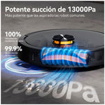 DEERMA - Aspiradora Robot Inteligente DEM-S30 Negra con Estación de Vaciado Automático
