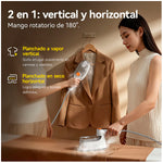 DEERMA - Plancha y Vaporizador Portátil GT01 Blanco 1400W
