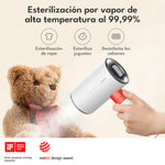 DEERMA - Plancha y Vaporizador Portátil DEM-HS200 Blanco 1000W