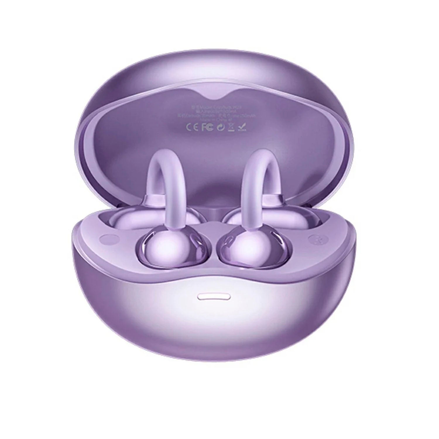 Remax - Audífonos CozyBuds W29 Púrpura Clip-On Bluetooth 5.4