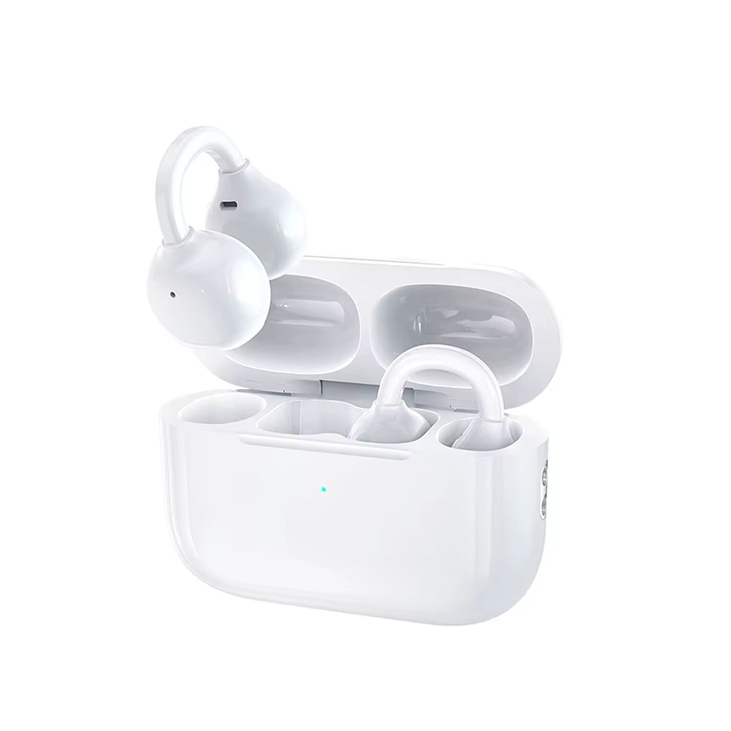 REMAX - Audífonos Inalámbricos OWS-20 Blanco Open Ear Bluetooth 5.3