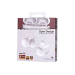 REMAX - Audífonos Inalámbricos OWS-20 Blanco Open Ear Bluetooth 5.3
