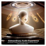 REMAX - Audífonos Inalámbricos OWS-20 Blanco Open Ear Bluetooth 5.3