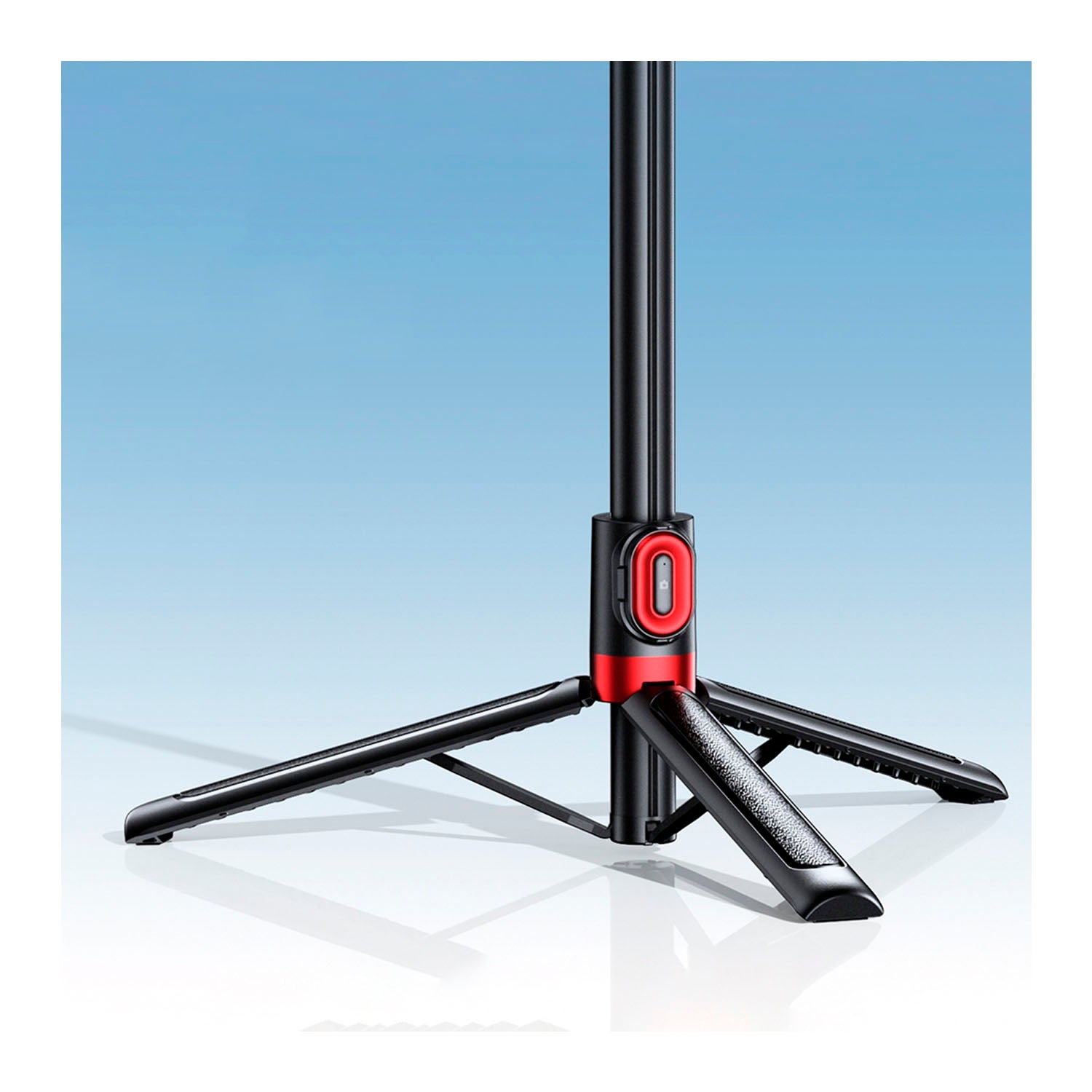 REMAX - Selfie Trípode P60 Negro 1.3 m Bluetooth 360° con Luz LED