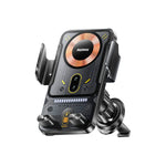 REMAX - Cargador Inalámbrico RM-C27 Negro 15W Soporte para Auto Qi