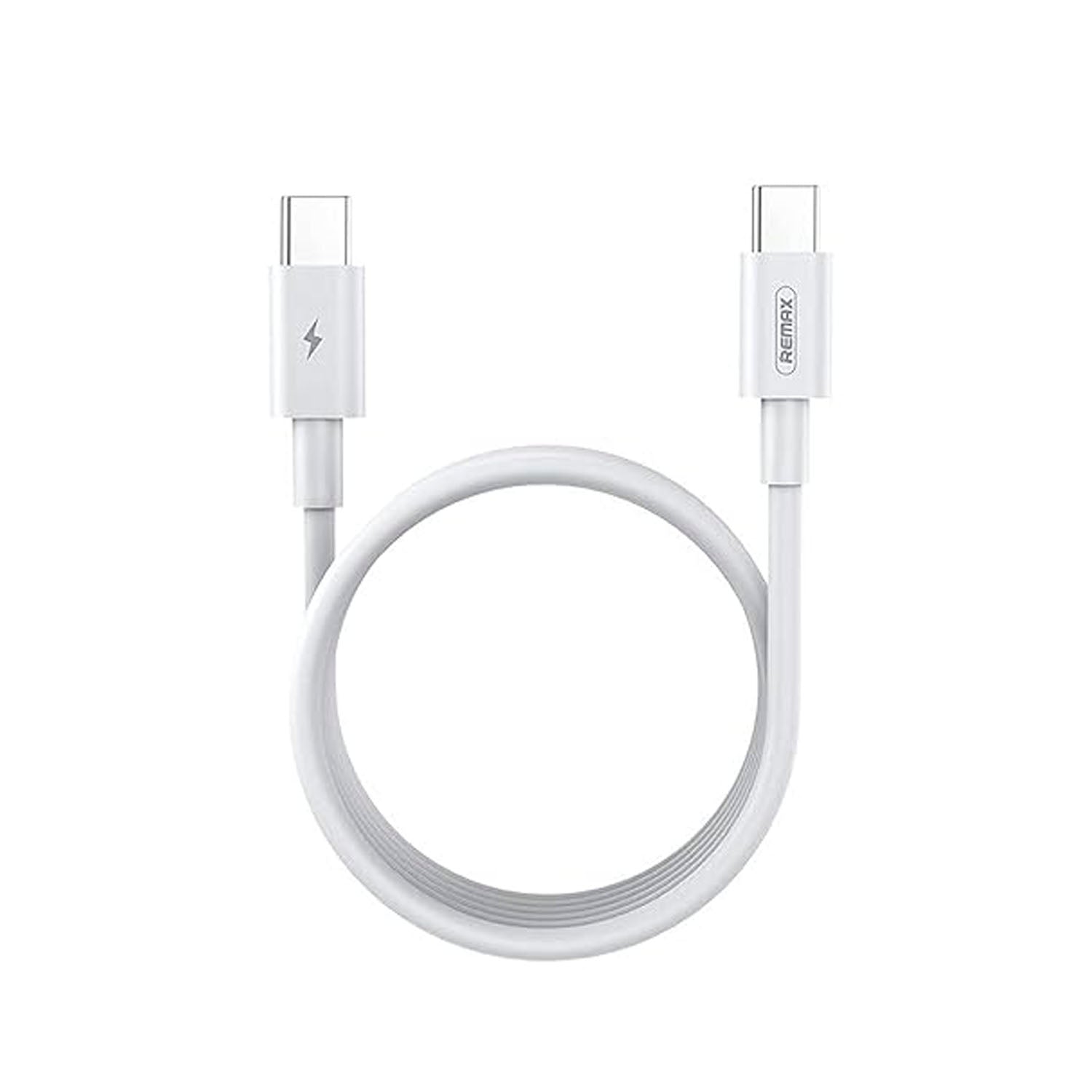 REMAX - Cable USB-C a USB-C RC-183C Blanco 2 Metros Carga Rápida PD