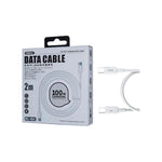 REMAX - Cable USB-C a USB-C RC-183C Blanco 2 Metros Carga Rápida PD