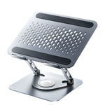 Remax - Soporte Notebook RM-C09 Gris Giratorio Ajustable Ergonómico