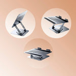 Remax - Soporte Notebook RM-C09 Gris Giratorio Ajustable Ergonómico