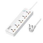 REMAX - Extensión Power Strip RP-U153 Blanco 3 Tomas AC USB USB-C 20W