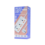REMAX - Extensión Power Strip RP-U153 Blanco 3 Tomas AC USB USB-C 20W