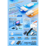 REMAX - Extensión Power Strip RP-U153 Blanco 3 Tomas AC USB USB-C 20W