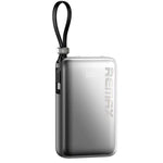 Remax - Power Bank RPP-19 Silver 10000mAh Cable Integrado
