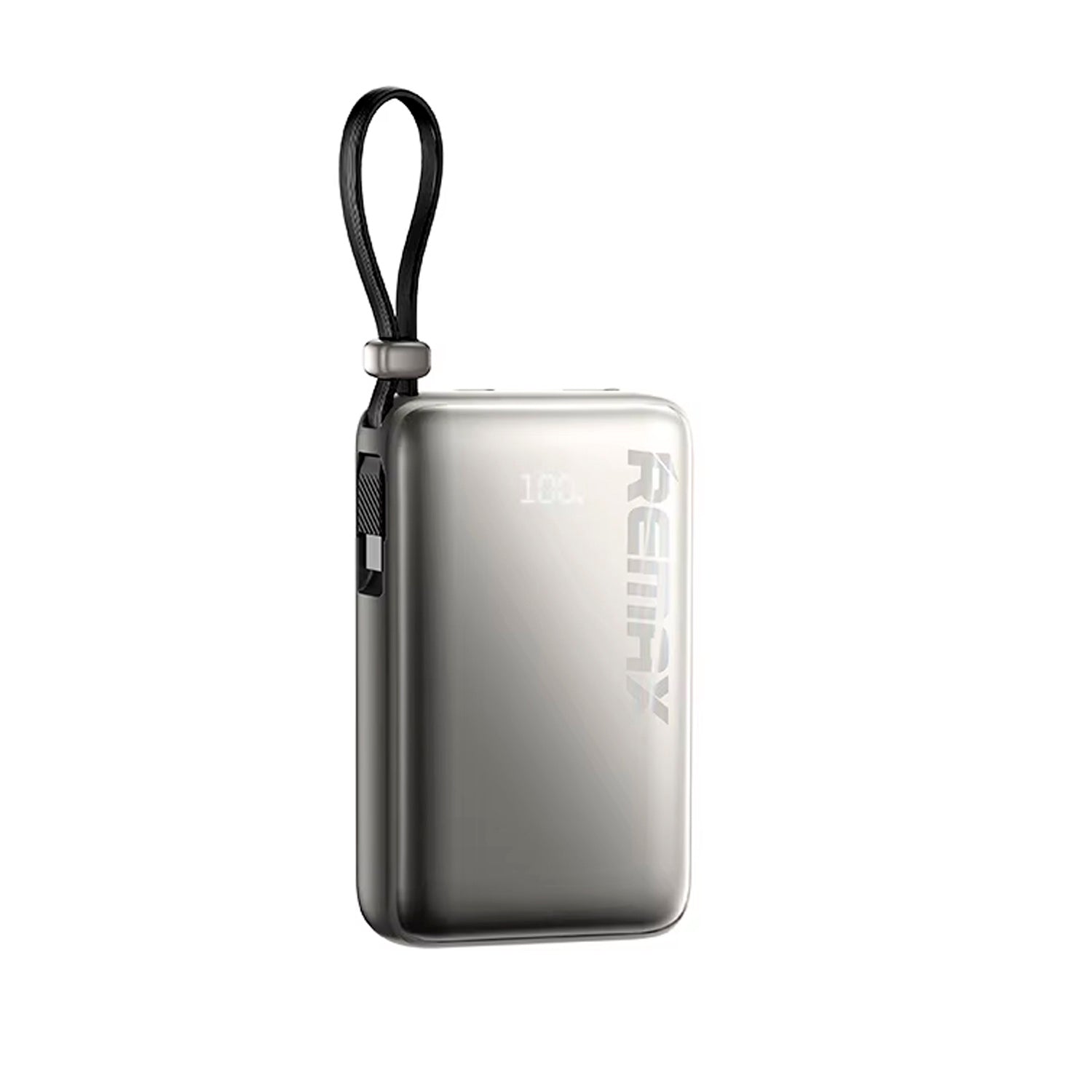 Remax - Power Bank RPP-19 Amber Silver 10000mAh Cable Integrado