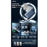 Remax - Power Bank RPP-19 Amber Silver 10000mAh Cable Integrado