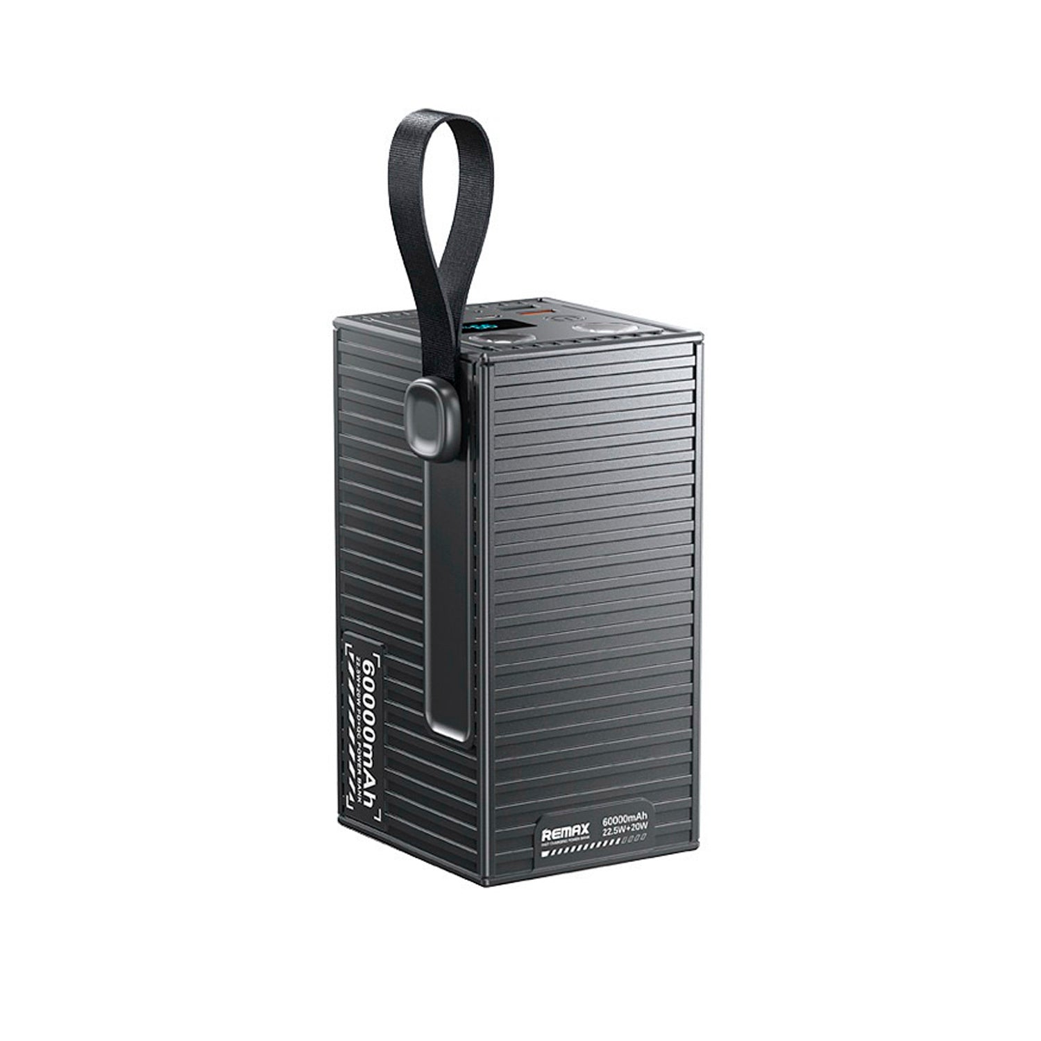 REMAX - Power Bank RPP-609 Pro Gray 60000mAh Carga Rápida PD 22.5W