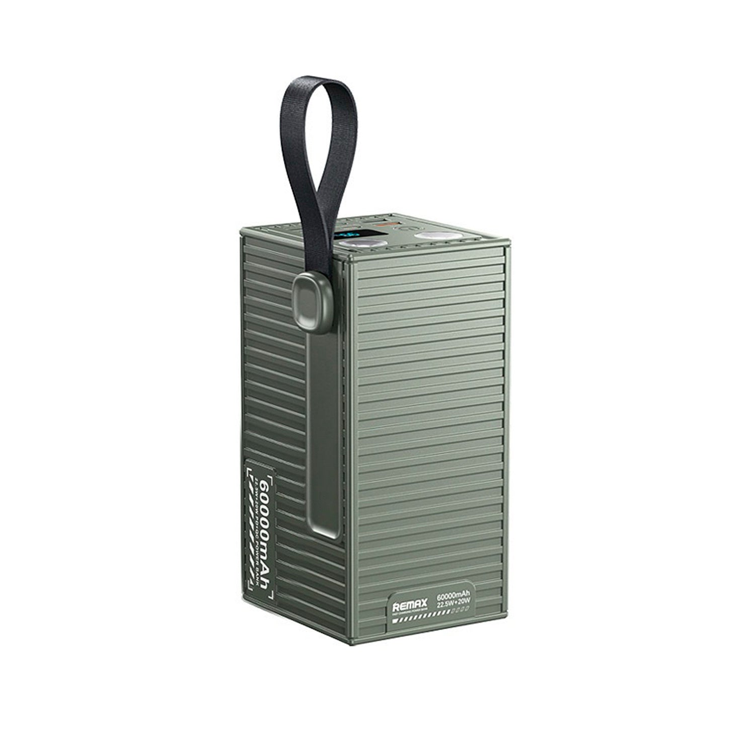 REMAX - Power Bank RPP-609 Pro 60000mAh Carga Rápida PD 22.5W Gris